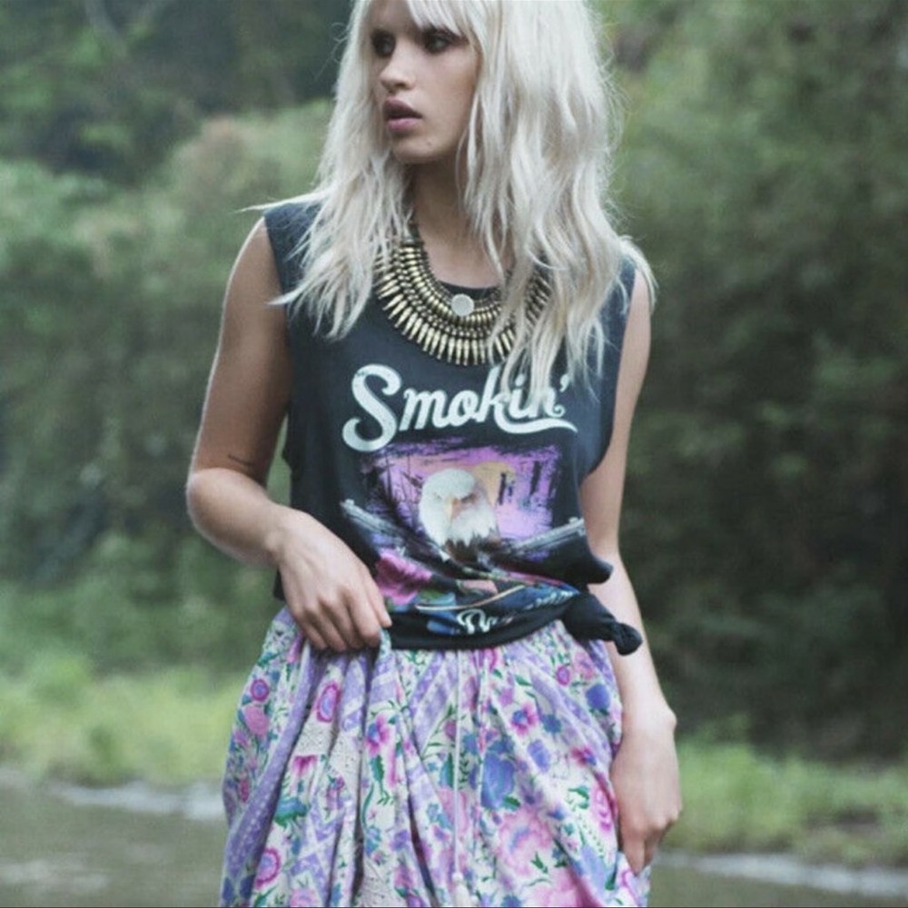 🌸NWOT🌸 Spell Vintage Rare Smokin Dreams Graphic Tank Sz S